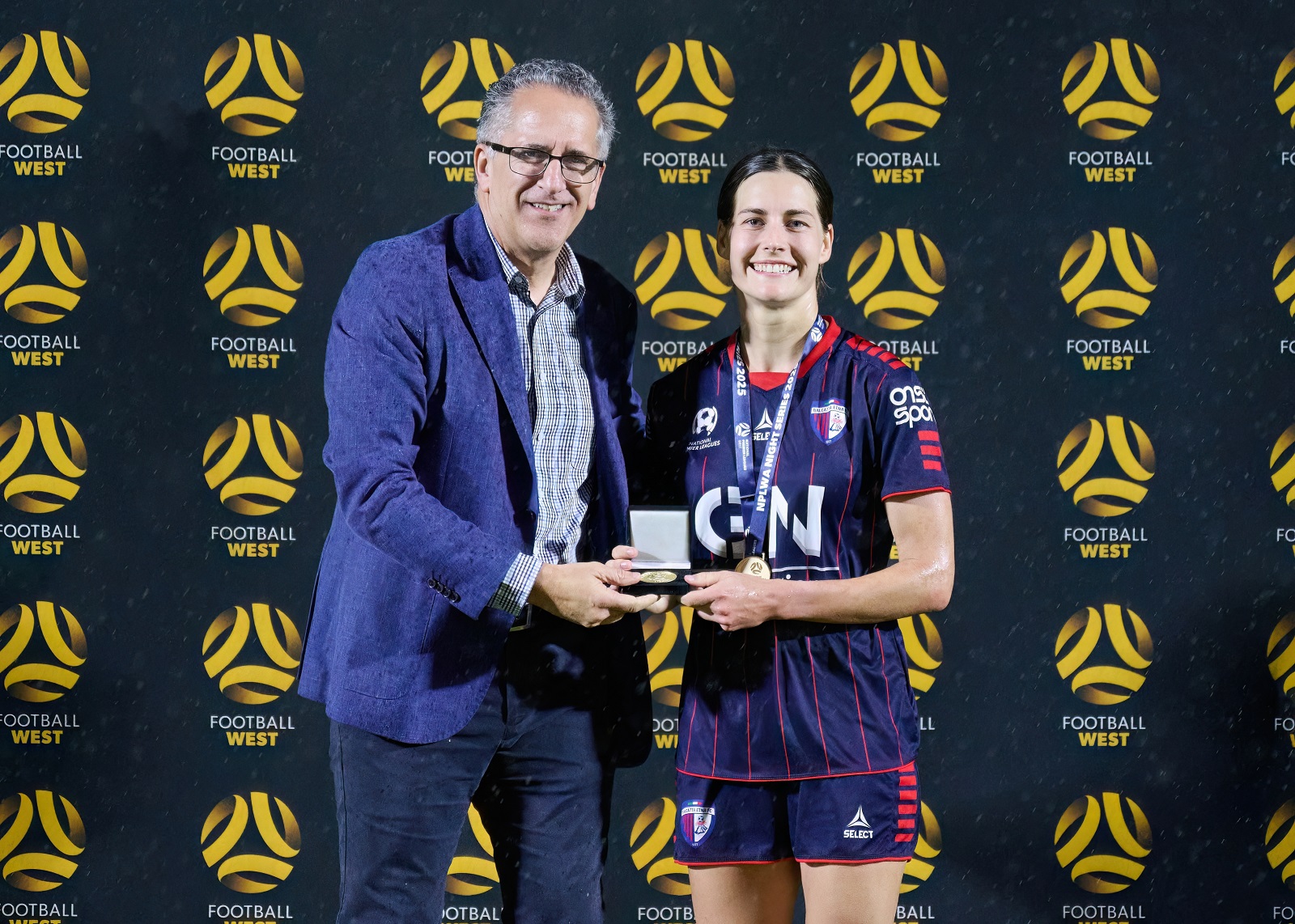 Sherif Andrawes Jamie-Lee Gale Balcatta Perth SC 2025 NPW Night Series 