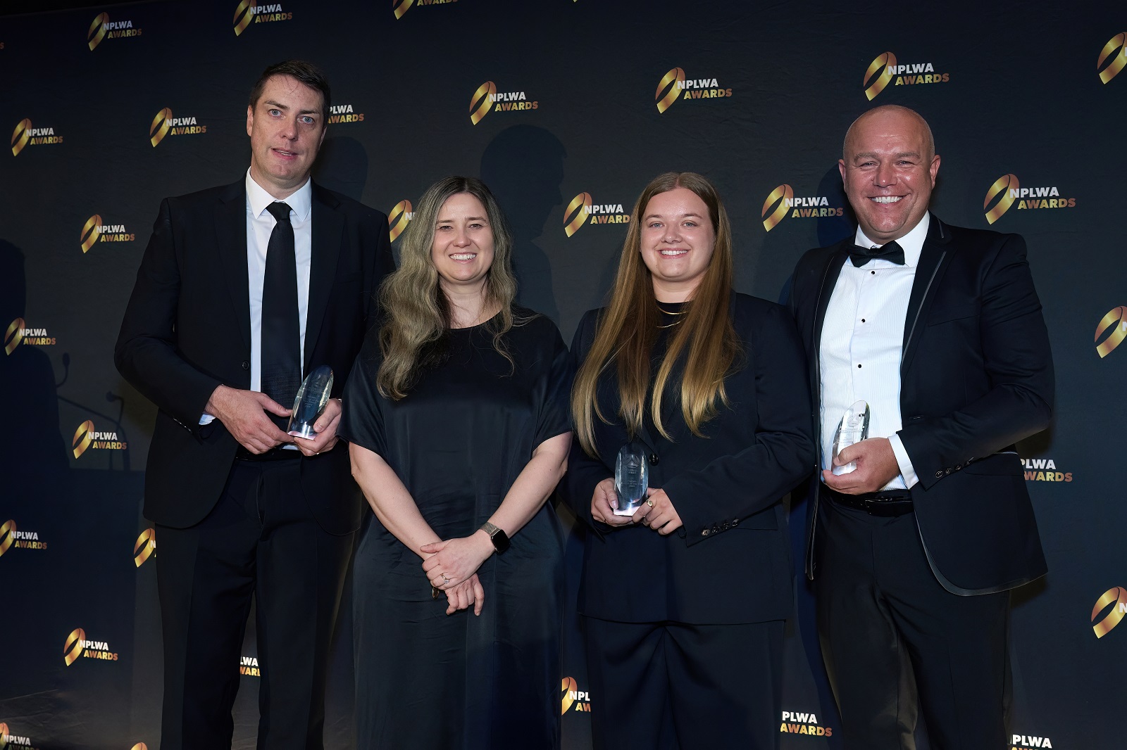 David Tough Jade Concei Samantha Geddes Tom Glavovich Coach of the Year