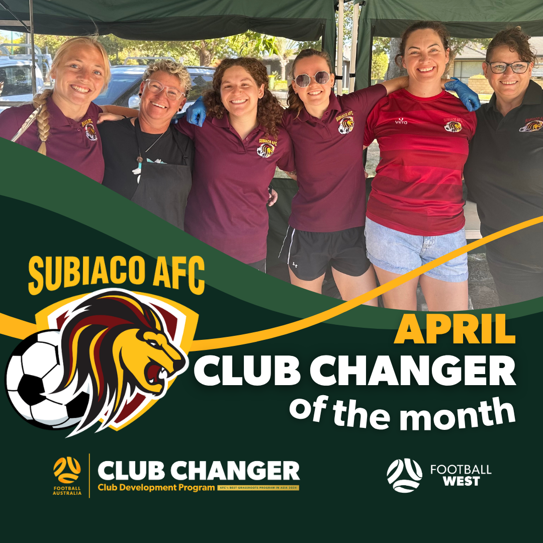 Club Changer Club of the Month Subiaco