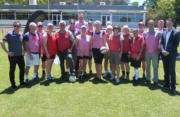 Walking Football Players photo