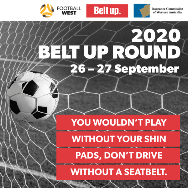 Football West Belt Up Round