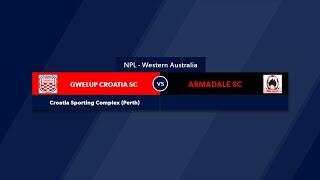 Football West WA NPL1U Round 5, Gwelup Croatia SC vs Armadale Soccer Club Inc. #FootballWest​