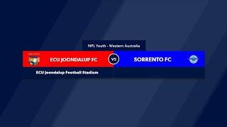 Football West NPL WA U20's Round 16, ECU Joondalup Soccer Club vs Sorrento FC #FootballWest​