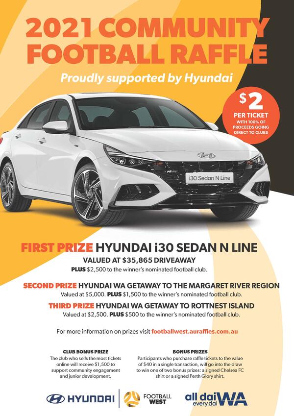 Hyundai raffle now live