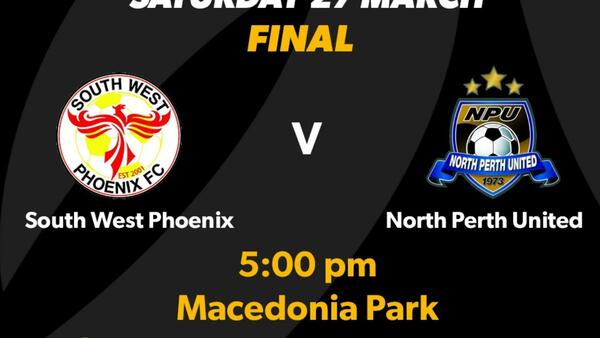 Football West Mens Amateur League Night Series Final South West Pheonix v North Perth United