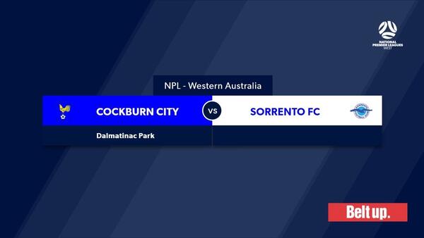 Football West NPL WA Round 1, Cockburn City Soccer Club v Sorrento Football Club #FootballWest
