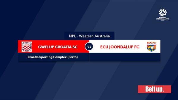 Football West NPL WA Round 1, Gwelup Croatia SC v ECU Joondalup Soccer Club #FootballWest