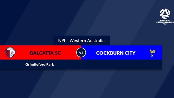Football West NPL WA Round 3, @BalcattaSC vs @CockburnCity #FootballWest #BALvsCBC #nplwa #npl