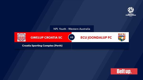 Football West NPL WA U20 Round 1, Gwelup Croatia SC v ECU Joondalup Soccer Club #FootballWest