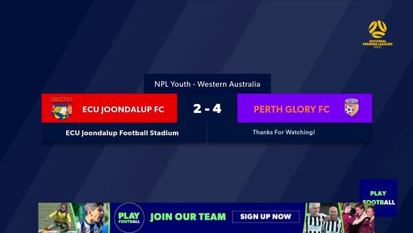 Football West NPL WA U20's Round 7, ECU Joondalup SC vs Perth Glory #FootballWest #npl