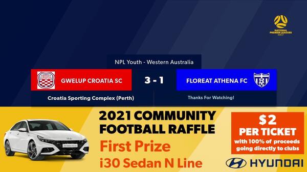 Football West NPL WA U20's Round 7, Gwelup Croatia SC vs Floreat Athena FC #FootballWest #npl