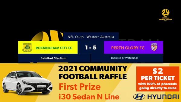 Football West NPL WA U20's Round 9, Rockingham City FC vs Perth Glory #FootballWest #npl