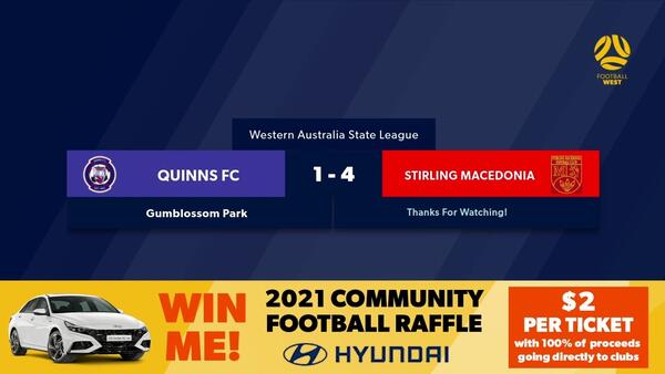 Football West State League 1 Round 3, Quinns FC vs Stirling Macedonia FC #FootballWest #npl