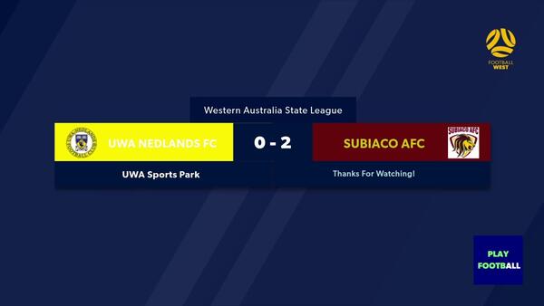Football West State League 1 Round 5, UWA Nedlands FC vs Subiaco AFC #FootballWest #npl