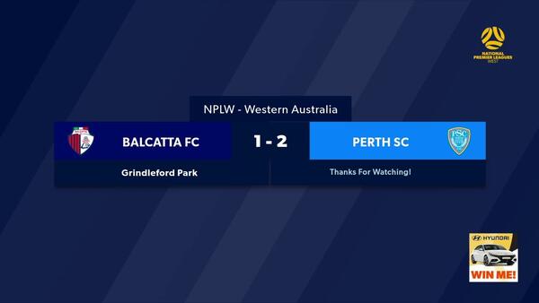 NPLW West Round 6 Balcatta FC vs Perth SC