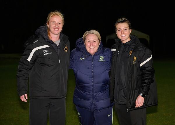 Junior Matildas head coach Rae Dower impressed on visit to Perth 