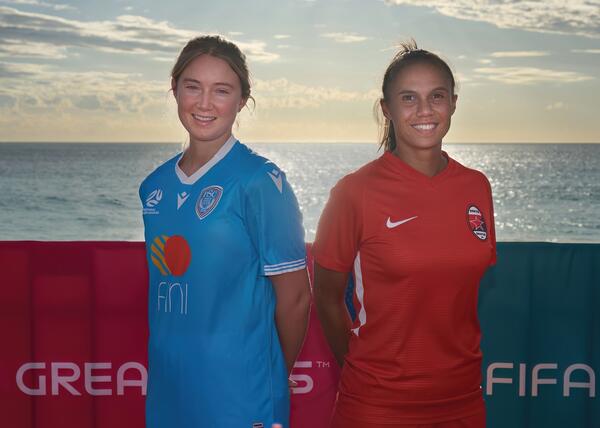 ALYSSA VAN HEURCK and JAY COLEMAN Perth SC and Perth RedStar