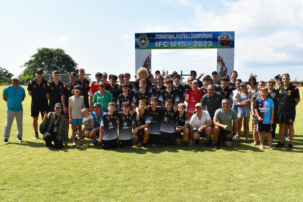 Bali squad and parents