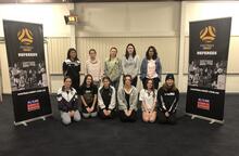 The successful attendees at the Football West referee course at Fremantle City