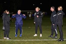 Rae Dower in Perth for talent id game. Photo by Football West