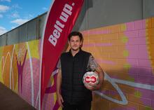 Kurt Hindmarsh 2023 NAIDOC Belt Up Ball Design Winner