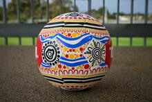 Jenny Calgaret 2025 Naidoc Ball Design competition winner
